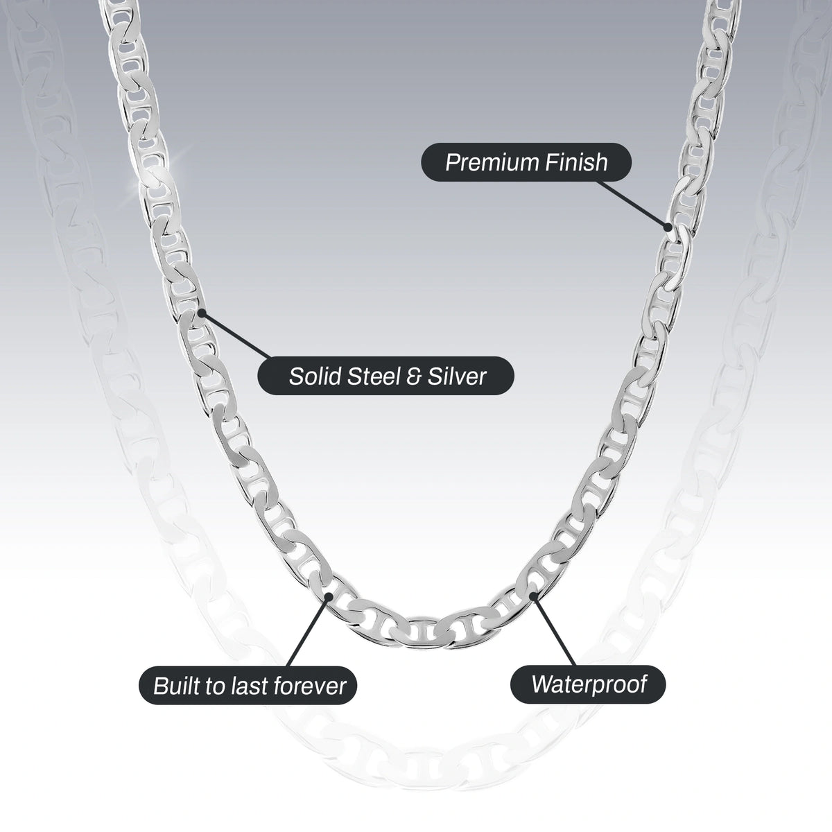STAINLESS STEEL MARINER CHAIN