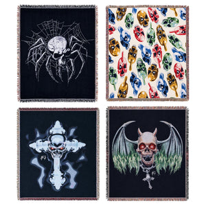 BACK 2 SKULL TAPESTRIES